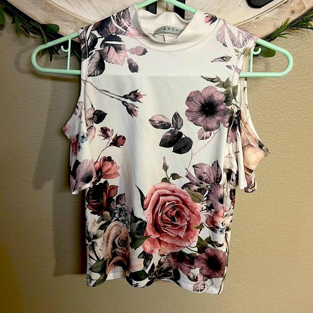High neck tank top